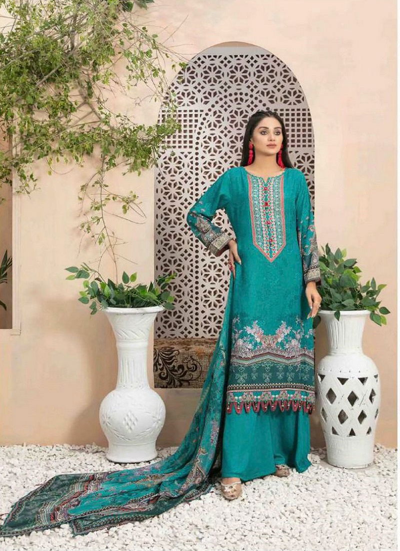 Hala Vol 1 Casual Wear Wholesale Karachi Cotton Dress Material Catalog